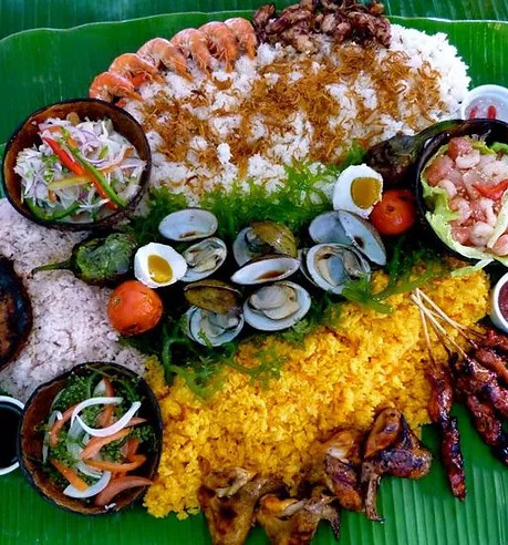 Photo of beautifully
              arranged food